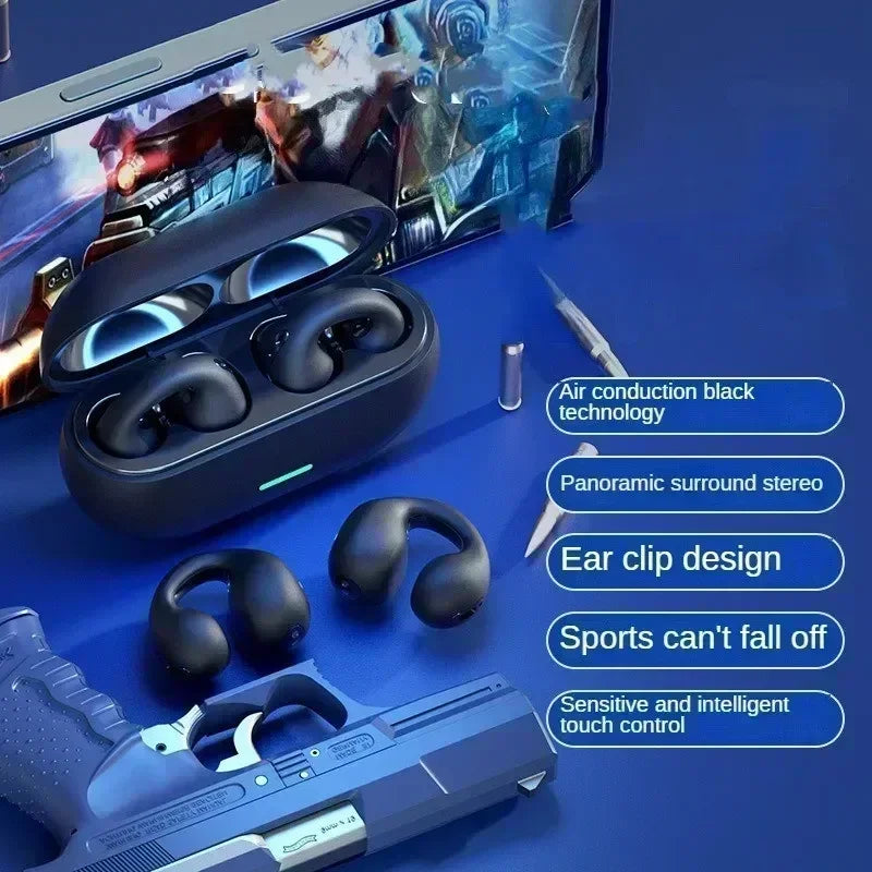New Original T75 Bone Conduction Wireless Bluetooth  Earphones