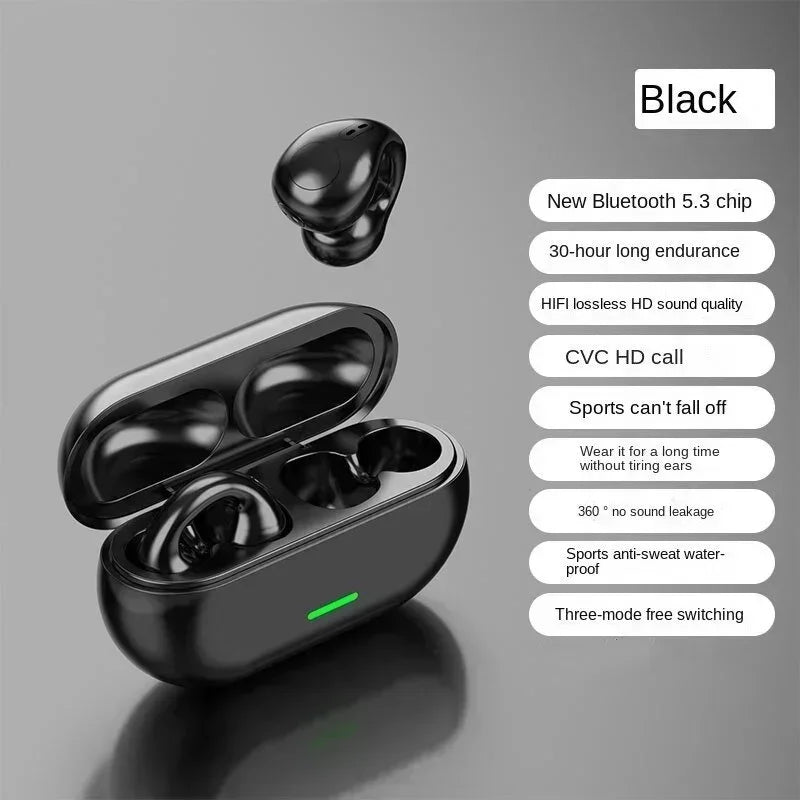 New Original T75 Bone Conduction Wireless Bluetooth  Earphones